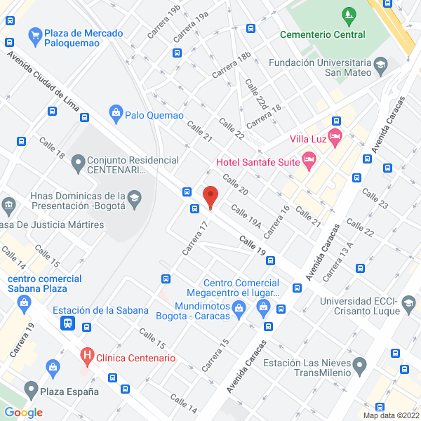 Map of Central De Gases Industriales Centrogas E.U.