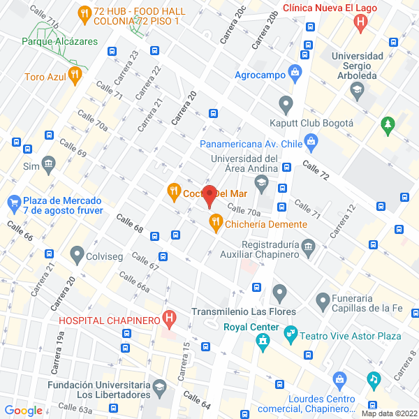 Map of Central De Servicio Automotiz Ltda.