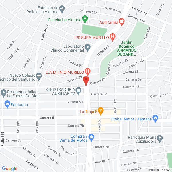 Map of Central Medica De Diagnostico S.A.S.