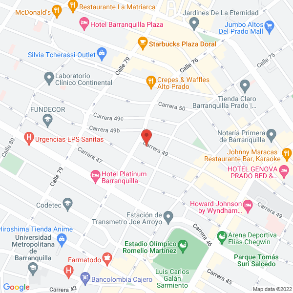Map of Centro Arte Papelería S.A.S.