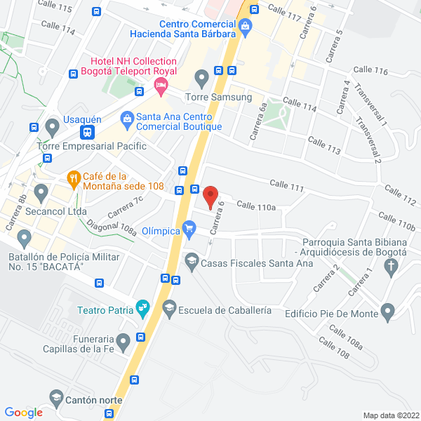 Map of Cabalgatas El Cañon Del Tequendama