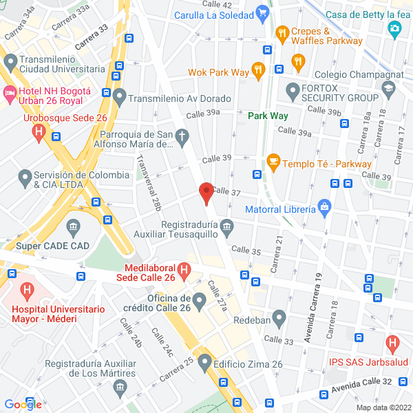 Map of Cable Noticias Tv S.A.S.