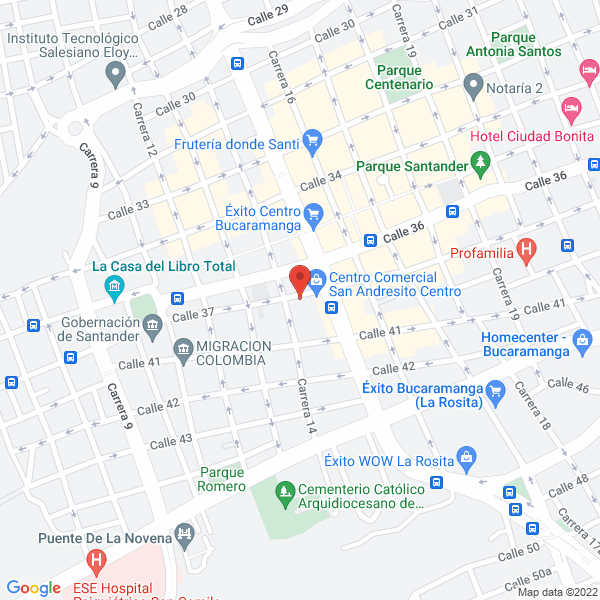 Map of Cacharrería Y Papelería Los Pochos