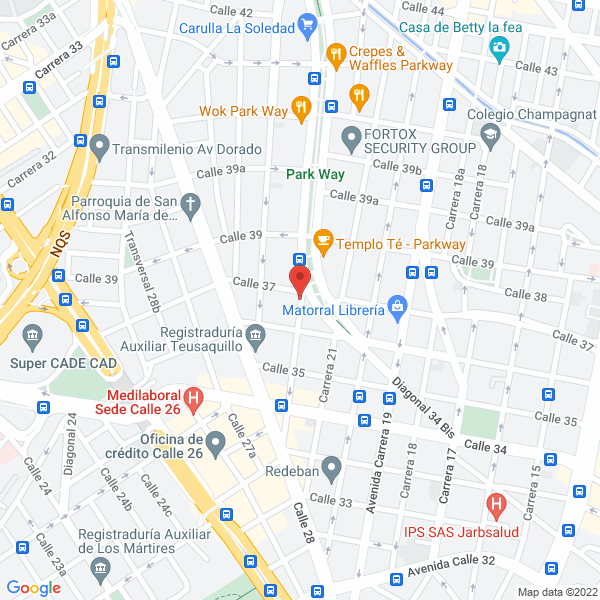 Map of Bda Ingeniería Ltda.