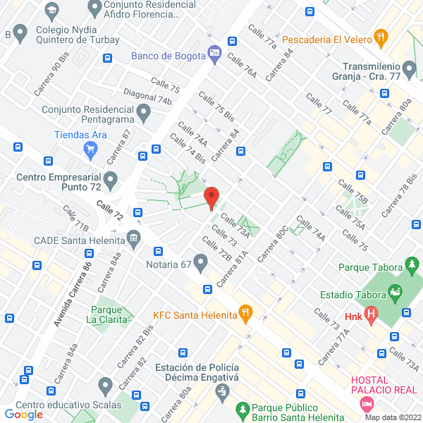 Map of Bebidas Y Comidas A'Tomarseguro