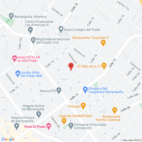 Map of Behavioral Center Ips S.A.S.