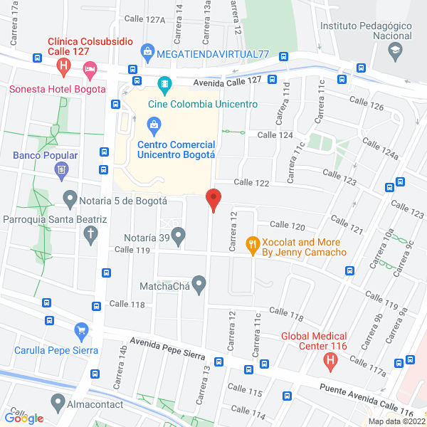 Mapa de Belleza Bienestar Y Armonia Total Medical Spa
