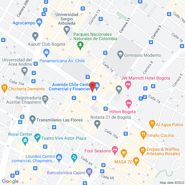 Map of Belleza En Líneas