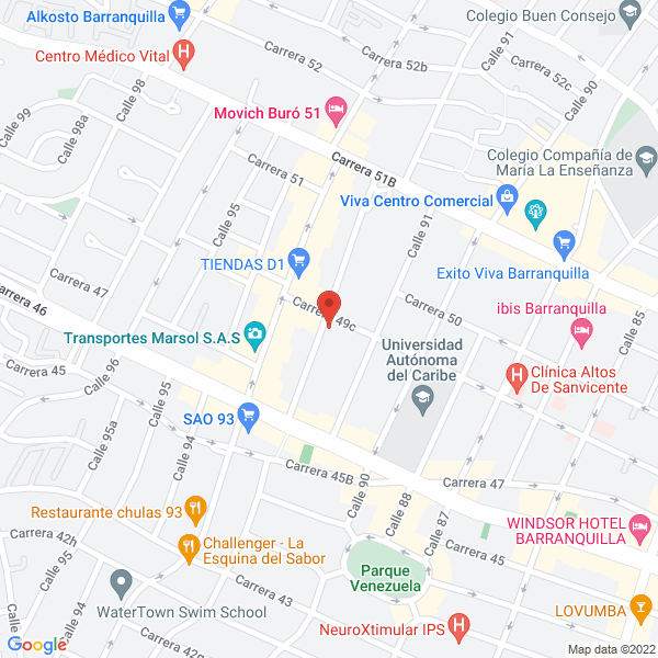 Map of Bellisima Spa