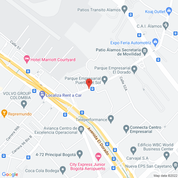 Map of Benavides Melo S.A.S.