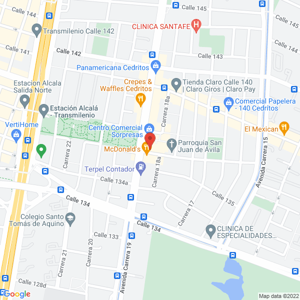 Map of Benevetos S.A.S