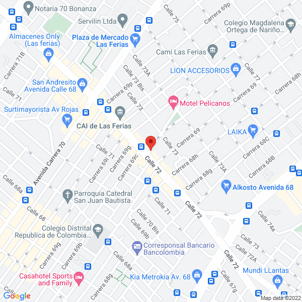 Map of Blanco Y Negro Musical