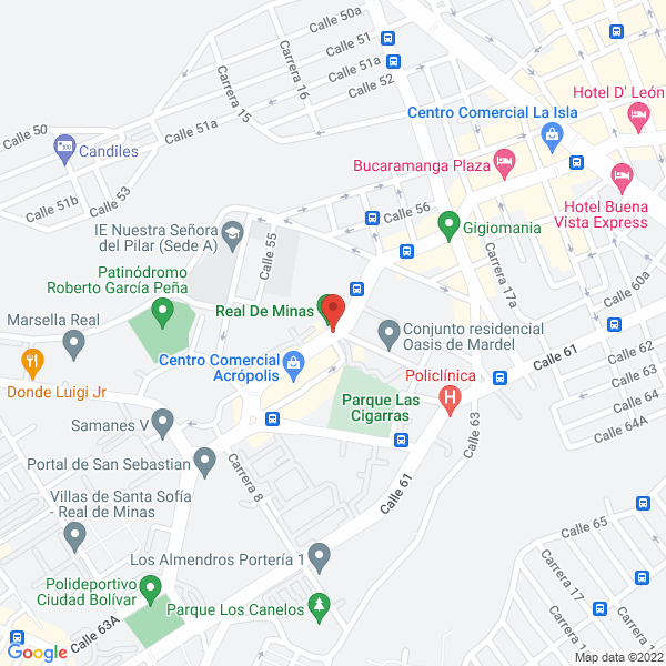 Map of Blantoni Droguería