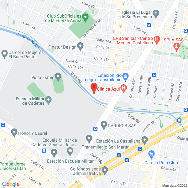 Map of Blue Contact Center