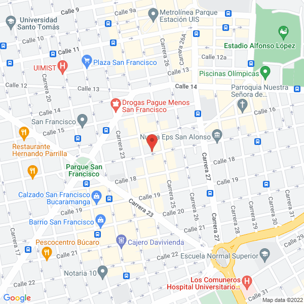 Map of Bobinados Standard