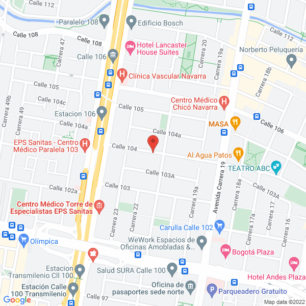Mapa de Borrero Marcela