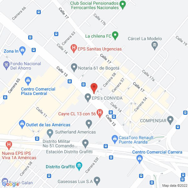 Mapa de Bosch J.V. Centro De Servicio Automotriz