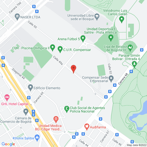 Mapa de Industrias Cardin Y Cia Limitada