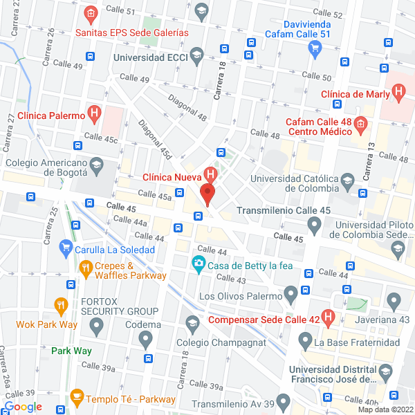 Mapa de Brillos Spa Peluqueria