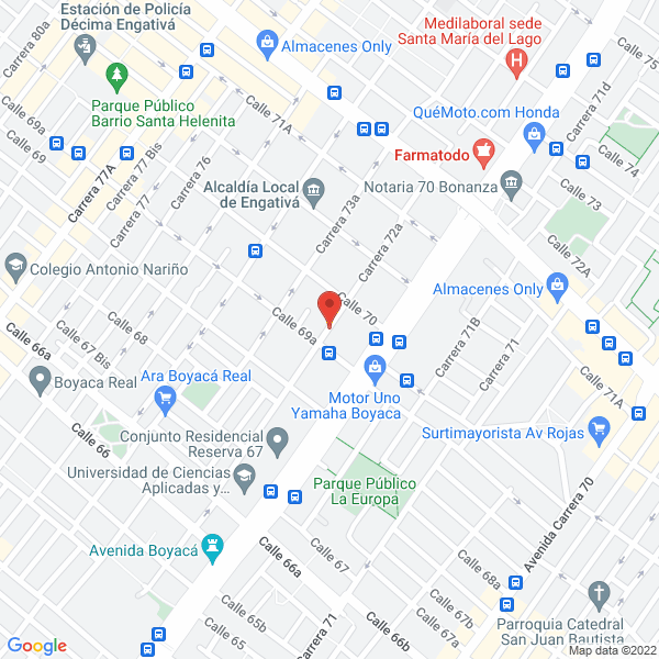 Mapa de Britteck Maquinaria