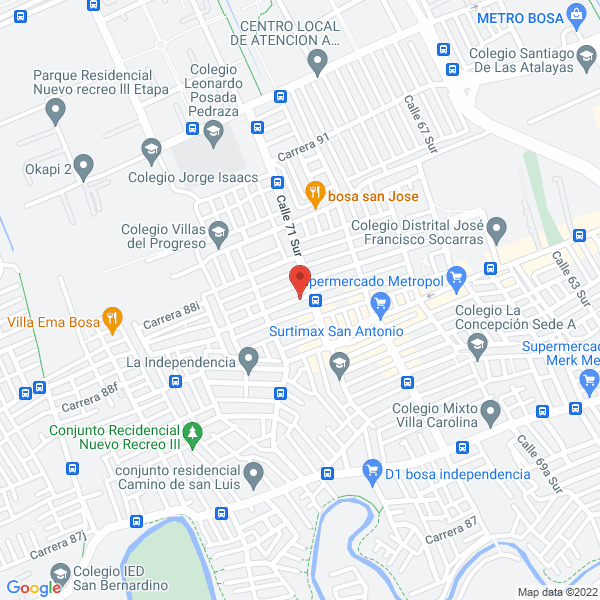 Mapa de Bys Logistics Ltda