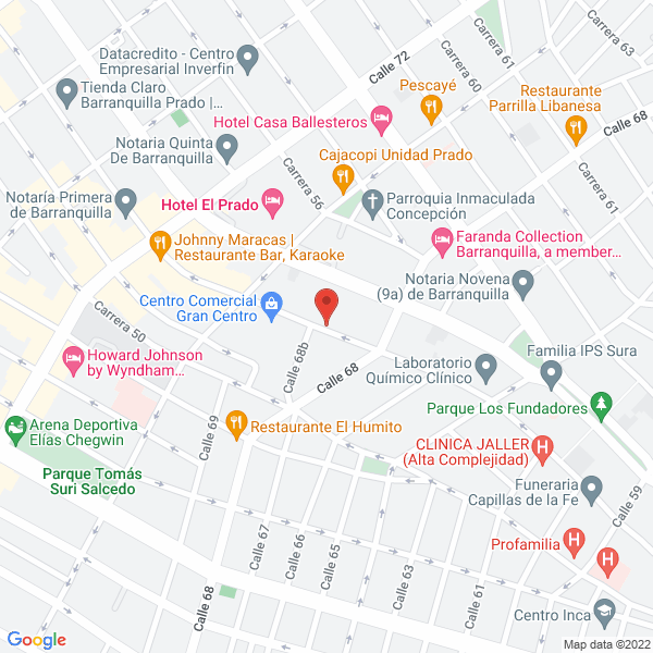 Map of C.I. Enlace Internacional E.I. Ltda.