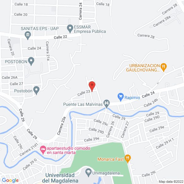 Map of José De Los Santos Chacín Y Abogados S.A.S