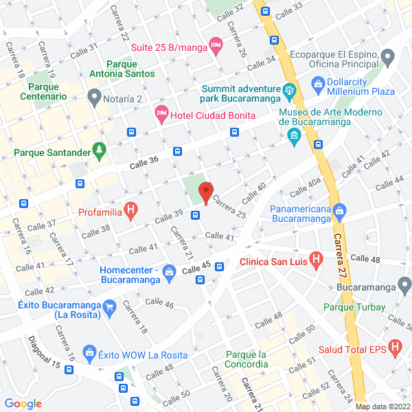 Map of Chacon Pinzon Jaime Alberto