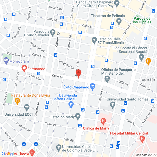 Mapa de Chaplin Express