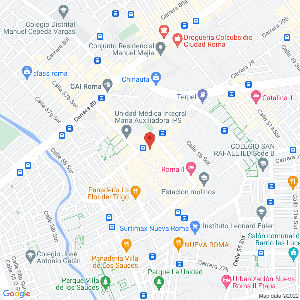 Mapa de Charcutería Vicenza S.A.S