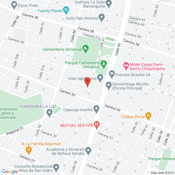 Map of Colombian Sweeper Company Csc S.A.S.