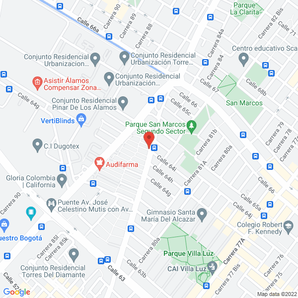 Mapa de Color X S.A.S.