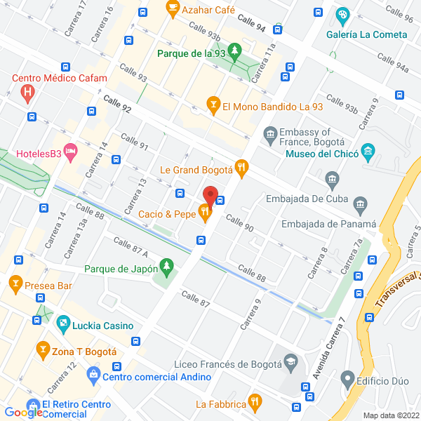 Mapa de Colosa Colombia S.A.S.