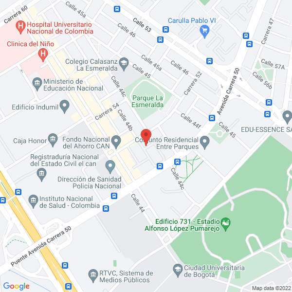 Mapa de Comcol E.U.