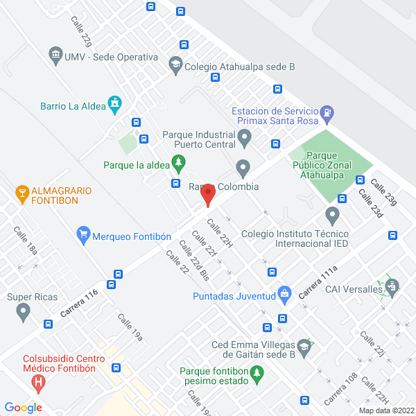 Mapa de Colfrigos Cargo S.A.S.