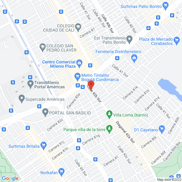 Mapa de Club House Canino El Otoñal