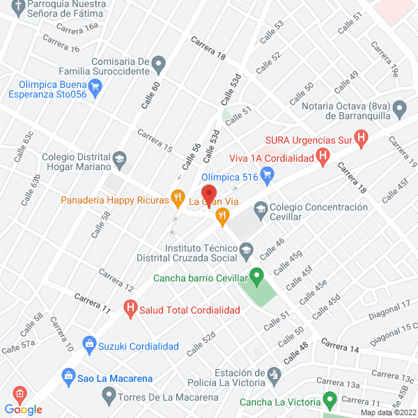 Map of Club Social Carioca