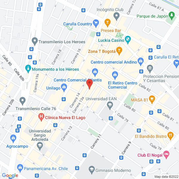 Mapa de Cmg Gutiérrez S. En C