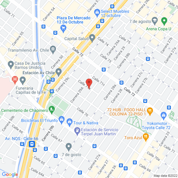 Mapa de Cmx Ltda.