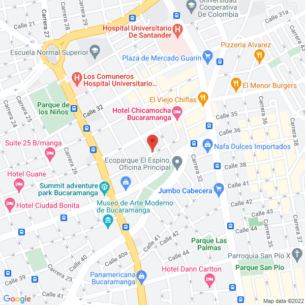 Map of Cooperativa De Trabajo Asociado Coasistimos Ltda.