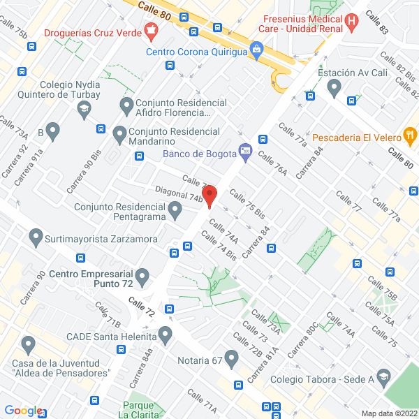 Mapa de Cobalquímicos