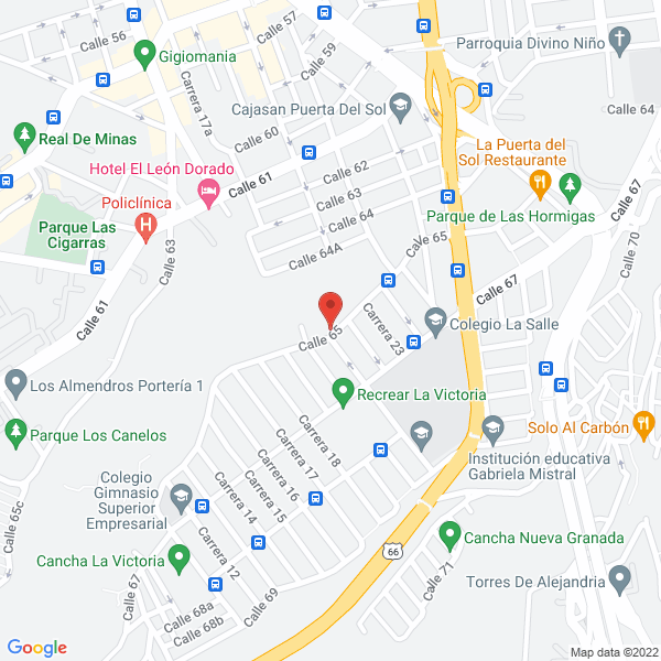Map of Galletas Ricuras Marly