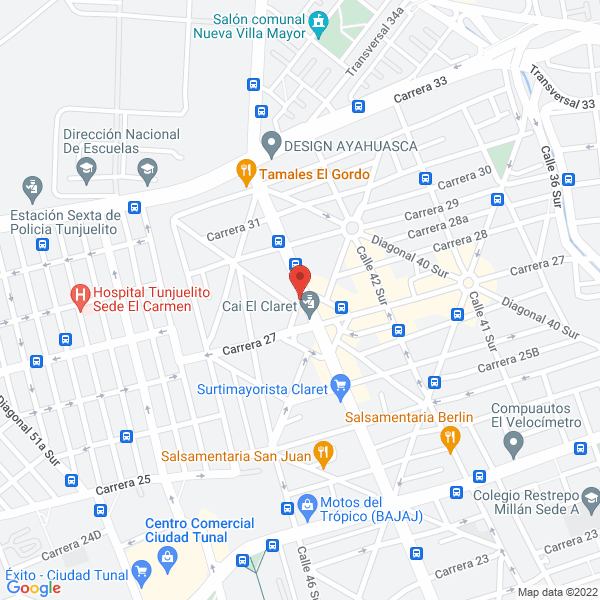 Mapa de Centro Medico Herbert Amezquita