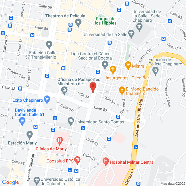 Mapa de Centro Medio Familiar