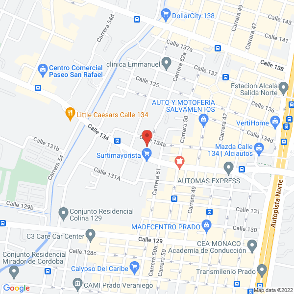 Mapa de Choco Choice