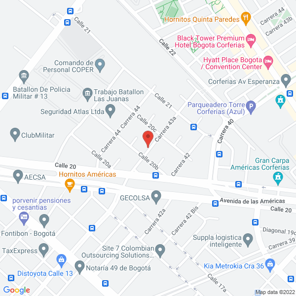 Mapa de Ciel Potencia Fluida Y Mecánica S.A.S.