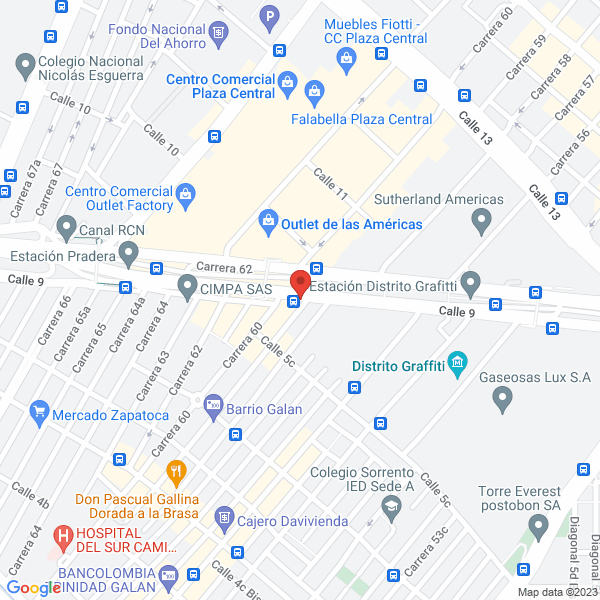 Mapa de Cifel Centro De Investigación En Fisiatría Y Electrodiagnóstico S.A.S.