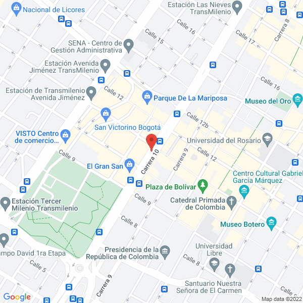 Mapa de Comercializadora Lyon S.A.S.