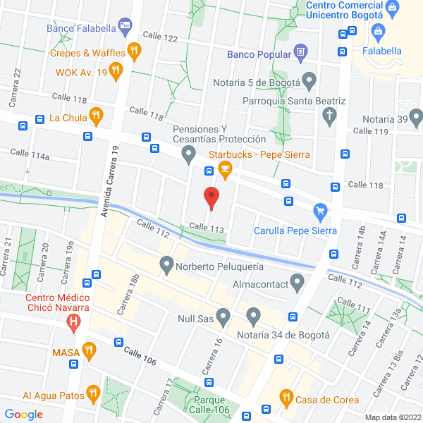 Mapa de Comercializadora Meditrading S.A.S.