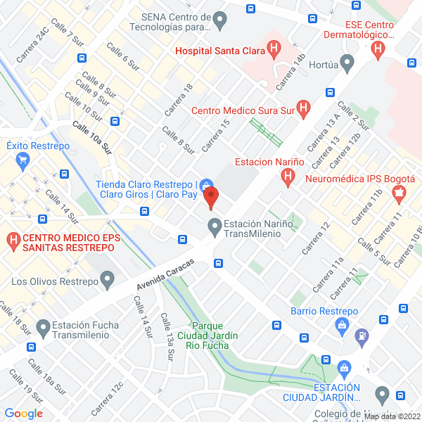 Mapa de Comercializadora Nuevo Porvenir